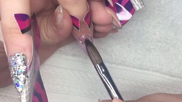 Acrylic Nails | Baby Pink | Silver Holo смотреть онлайн