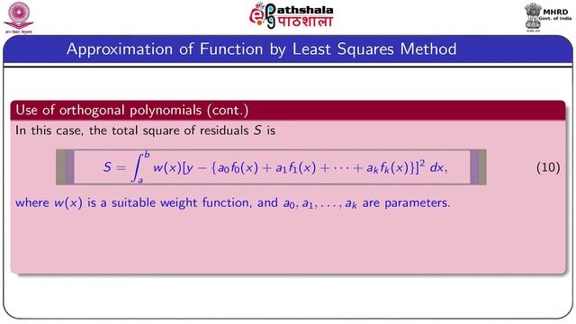 M-12. Approximation of Function by Least Squares Method смотреть онлайн