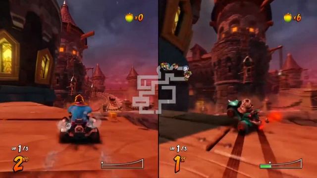 CTR Crash Team Racing Nitro Fueled Part 10 - Local Multiplayer 1 смотреть онлайн