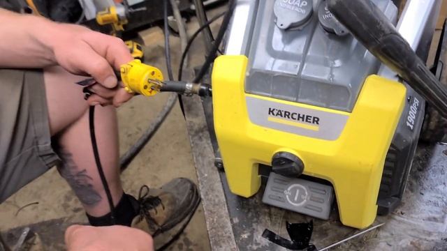 How to fix a broken Karcher electric pressure washer смотреть онлайн