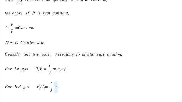 Derivation of Boyle's Law, Charl's Law and Avogadro's Law from kinetic theory of gases. | Physical смотреть онлайн