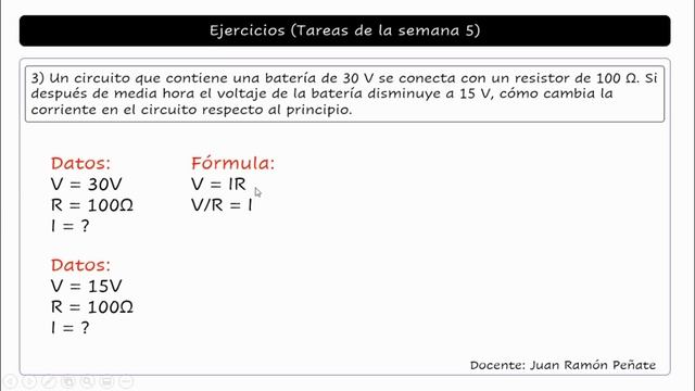 S5 EJERCICIO 4 CÁLCULO DE LA INTENSIDAD DE LA CORRIENTE смотреть онлайн