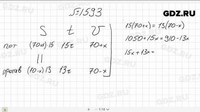 № 1593- Математика 6 класс Виленкин смотреть онлайн