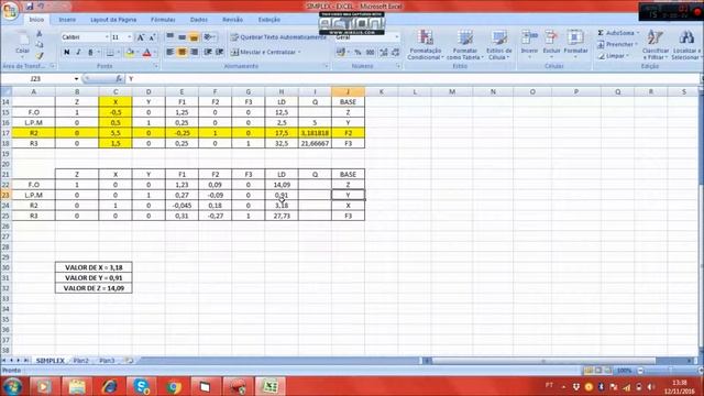 TUTORIAL CALCULO SIMPLEX VIA EXCEL E SOFTWARE TORA - PESQUISA OPERACIONAL 1 смотреть онлайн