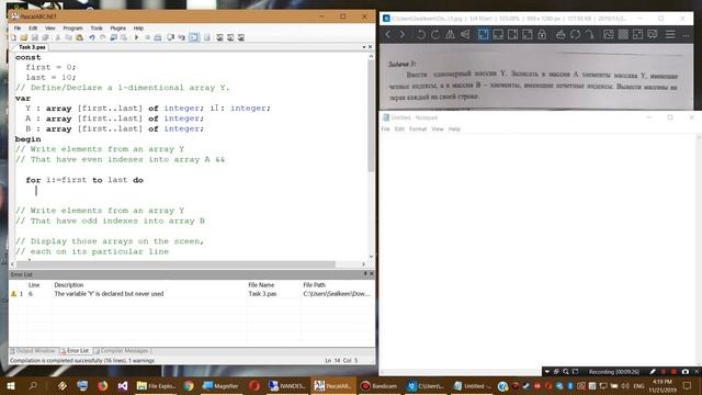 [Pascal] Rewrite values with odd/even indexes [pt. 4] смотреть онлайн