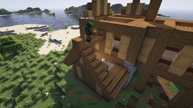 House on Island in Minecraft | TUTORIAL | HOW to MAKE a Minecraft Base / House on Island смотреть онлайн