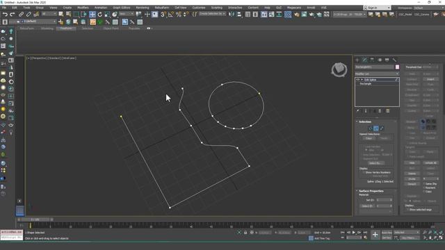 Hide, Unhide, Close, Explode & Divide in Edit Spline | 3ds Max Tutorial #27 смотреть онлайн