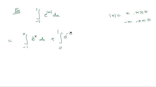 integrate e^|x| limits -1 to 1 | Definite integral | Class 12 | integrate from -1 to 1 e^mod x смотреть онлайн