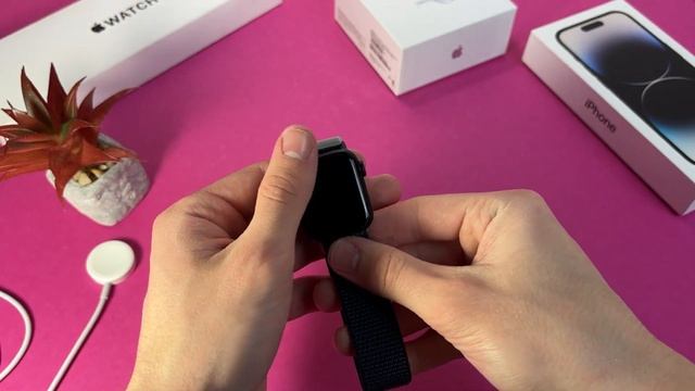 Новинка! Купил Apple Watch SE 2 в исполнении Midnight с ремешком Sport Loop! смотреть онлайн