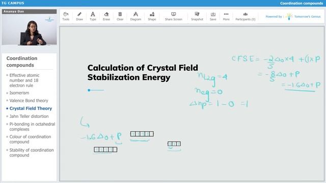 Crystal Field Theory | Part 8 | Coordination Compounds | JEE | NEET | Chemistry - TG Campus смотреть онлайн