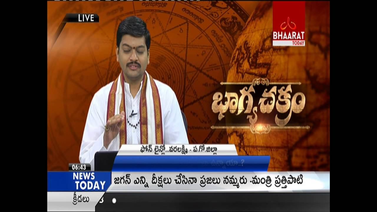 Bhagya Chakram || Subhadarshanam || 22-05-2016 || BhaaratToday смотреть онлайн