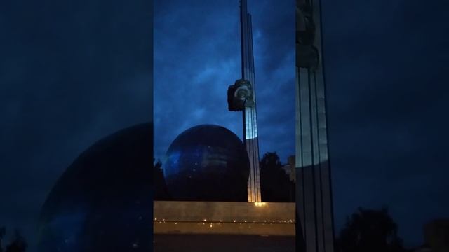 Историческая подсветка калужского "шарика"... смотреть онлайн