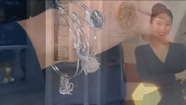 Extraordinary Life Set of 3 Sterling Silver Charm Bangles with Gift Boxes on QVC смотреть онлайн