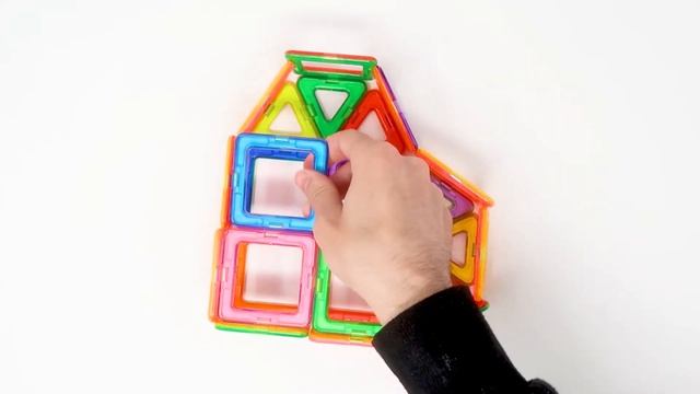 24. Heart | How to Make a Heart with Magnetic Blocks | Magnetic Tiles Building Tutorial смотреть онлайн