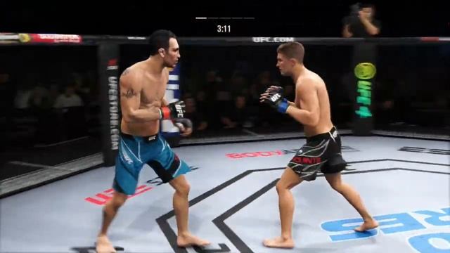 Tony Ferguson vs Al Iaquinta Full Fight - UFC 4 Simulation смотреть онлайн