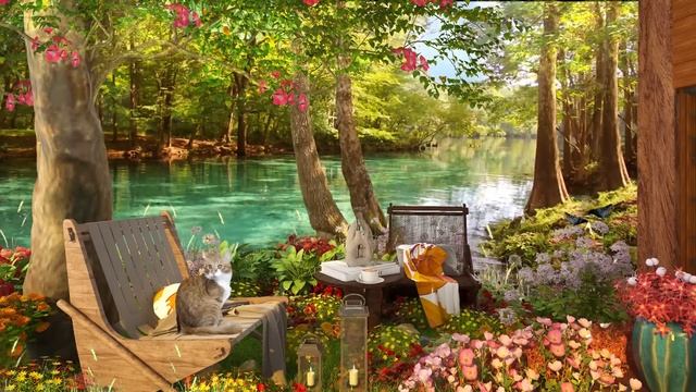 " Beautiful Spring Lakeshore " by Dreamy Ambience, Relaxing Music, Peaceful Meditaton Music смотреть онлайн