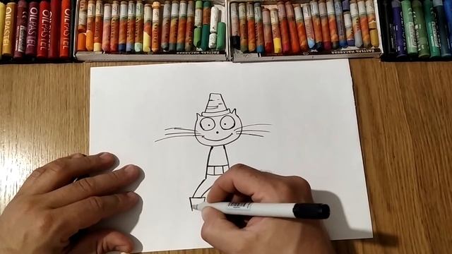 Как нарисовать кота в сапогах / Урок Рисования / How to draw a Puss in Boots / Drawing Lesson смотреть онлайн