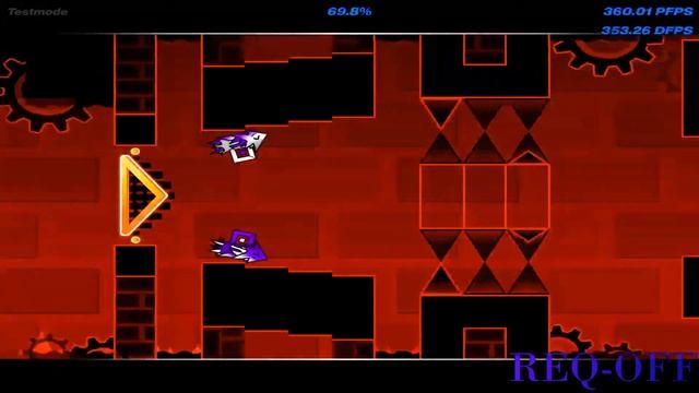 Geometry Dash. Тренерую Cataclysm. 63-100% смотреть онлайн