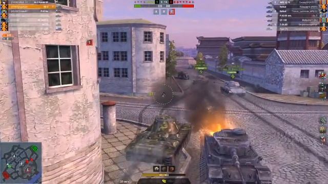 WoT Blitz: бой на КВ-3 карта "Жемчужный город" (2237 урона) смотреть онлайн