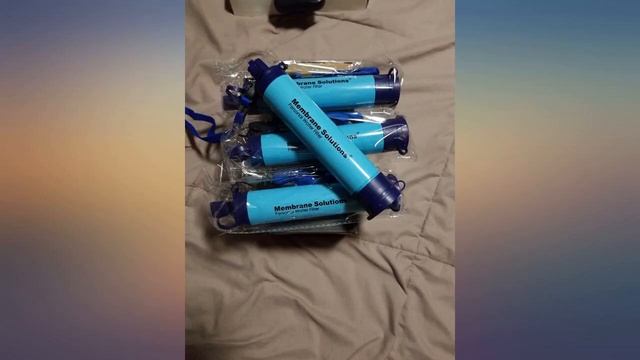 Membrane Solutions Straw Water Filter, Survival Filtration Portable Gear, Emergency review смотреть онлайн