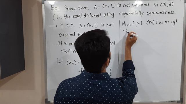 Proof- A=(0,1] is not Compact using Sequentially Compactness | L42 | Compactness @ranjankhatu смотреть онлайн