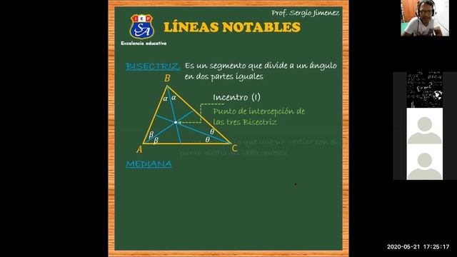 TEORIA DE LINEAS NOTABLES 5°SEC 21 05 20 смотреть онлайн