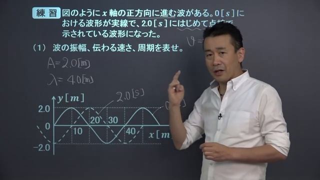 【高校物理】　波動2　y-xグラフ、y-tグラフ　（１５分） смотреть онлайн