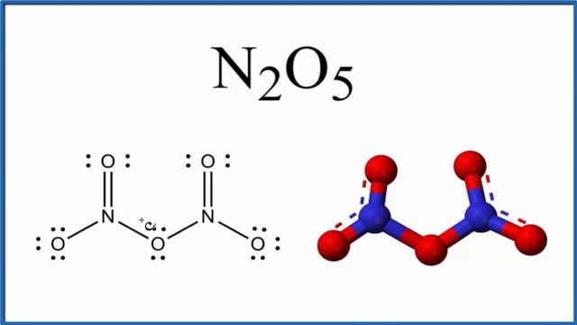 Is N2O5 (Dinitrogen Pentoxide) Ionic Or Covalent/Molecular?