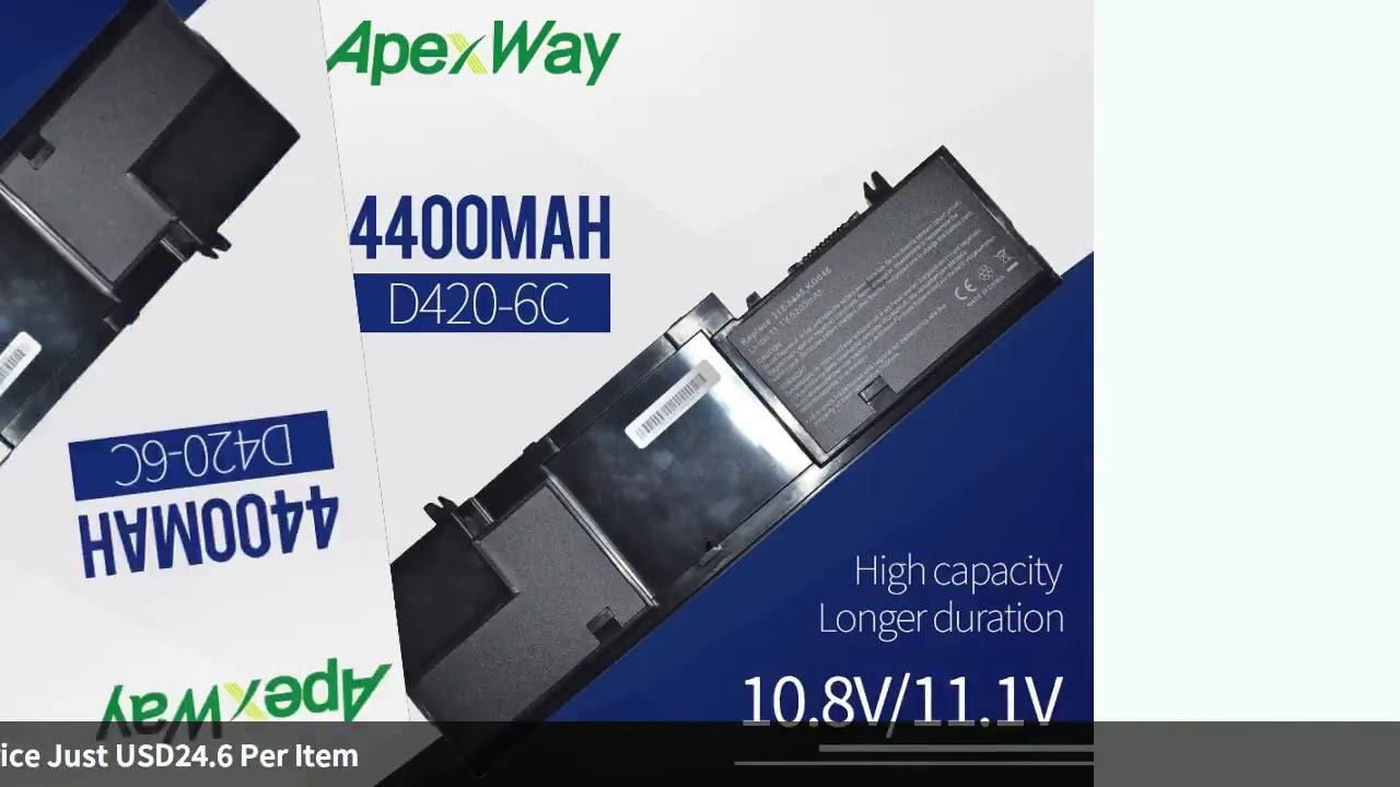 4400mAh Laptop Battery for Dell Latitude D420 D430 12 0443 312 0445 G172 JG176 JG181 JG768 JG917 .. смотреть онлайн