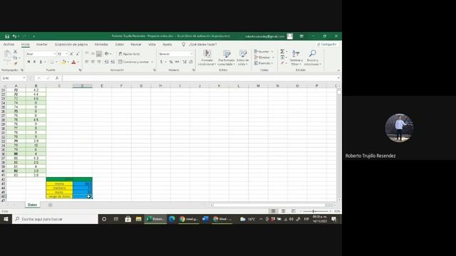 APRENDE CON ROBERTO TRUJILLO LA MEDIA MEDIANA MODA EN EXCEL смотреть онлайн