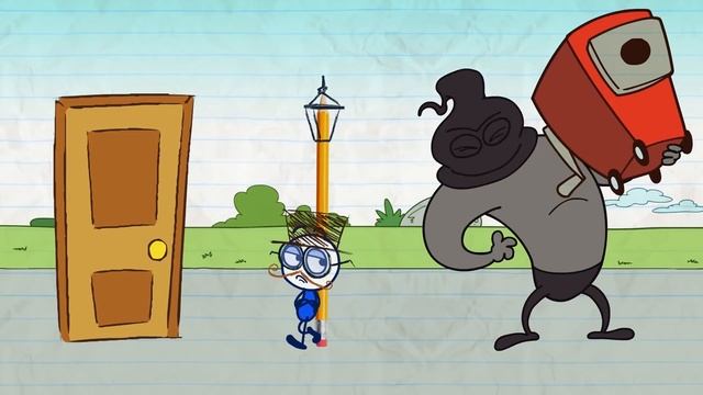 Pencilmate & Pencilmiss 🤖 PENCILMATE IS BIONIC 🤖 ROBOT COMPILATION 😧 | Cartoons смотреть онлайн