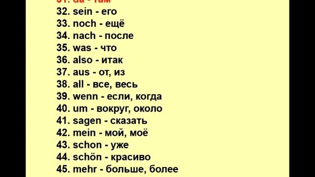 первые 60 слов на немецком смотреть онлайн