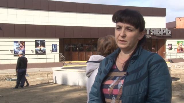 Площадь у кинотеатра "Октябрь" преображается смотреть онлайн
