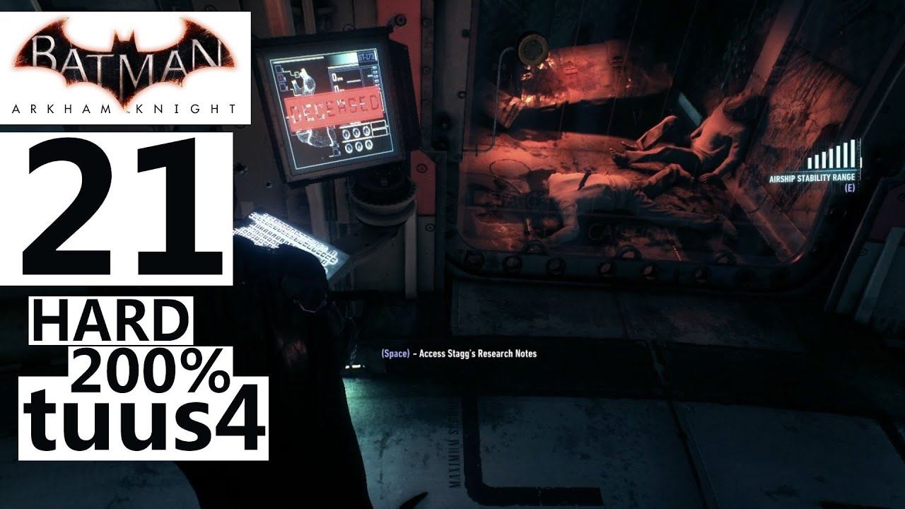 Batman: Arkham Knight Walkthrough (Hard 200%) Part 21 - Project Cloudburst смотреть онлайн