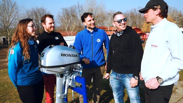 HONDA Vlog - Tiszai Pet Kalózok - csónakmotor átadás смотреть онлайн