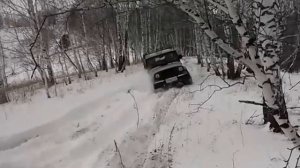 Уаз 3153 в снежных горах