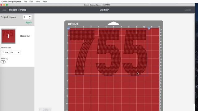 Creating a Rhinestone Design in Silhouette Business Edition - Cutting on a Cricut смотреть онлайн