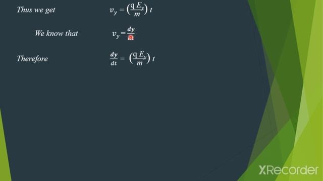 Motion of charged particle in constant electric field смотреть онлайн