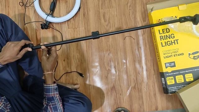 Digitek DLR-12C LED Ring light 25 watt with 5 feet stand смотреть онлайн