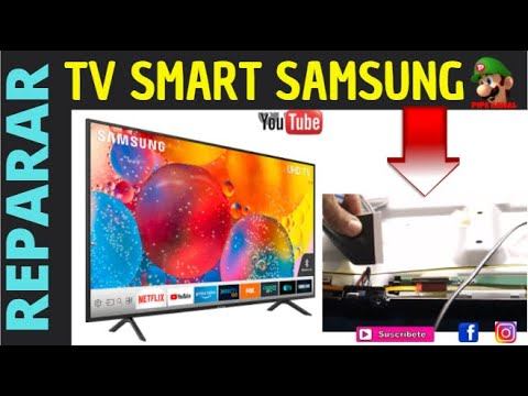Como Reparar Televisor Smart Samsung Mod Un58TU8000K Sin Imagen Prende Y Se Apaga смотреть онлайн