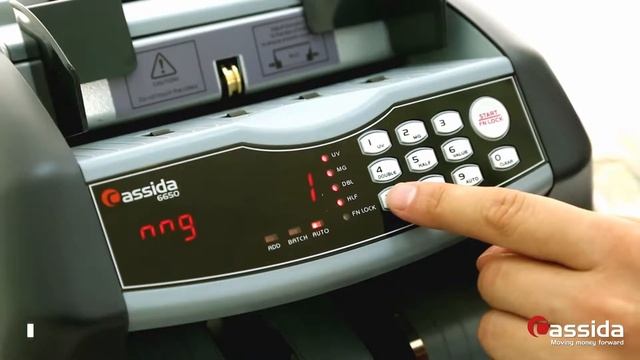 Cassida 6650 | Счетчик банкнот с функцией калькуляции смотреть онлайн