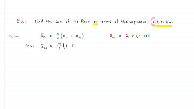 Algebra: Finding the Nth Partial Sum of an Arithmetic Sequence смотреть онлайн