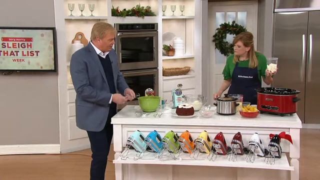 KitchenAid 9-speed Digital Hand Mixer w/ Wire Whisk & Blender Rod on QVC смотреть онлайн