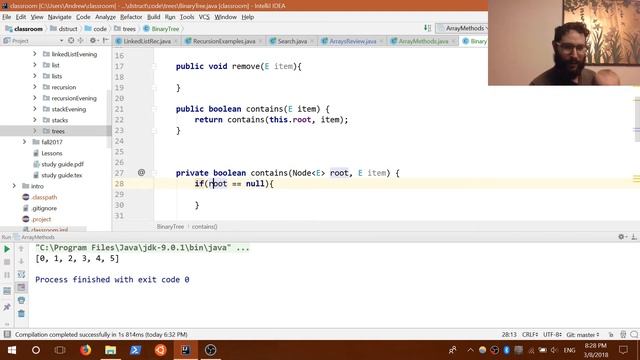 CIS 2168 - Binary Tree - Contains смотреть онлайн