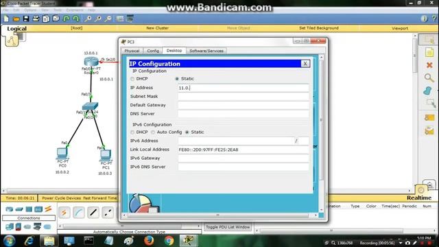 static routing using 3 routers - cisco packet tracer смотреть онлайн