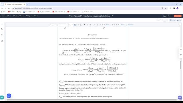 Ansys Maxwell: 3PH Transformer Inductance Calculations смотреть онлайн