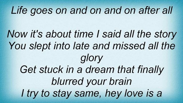 Roxette - After All Lyrics смотреть онлайн