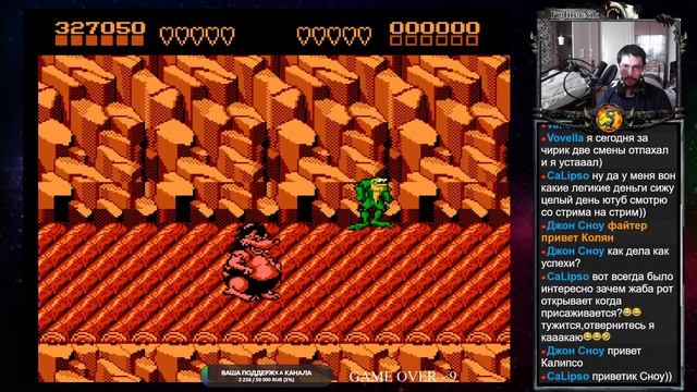 Battletoads(NES, USA), without saving | Боевые жабы без сохранений, с какого раза затащим? Стрим №1 смотреть онлайн
