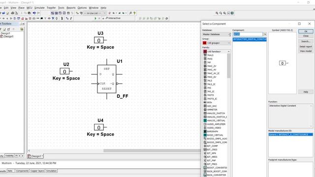 Logic Design Lab. II - Lec.5 Flip Flops Using NI Multisim