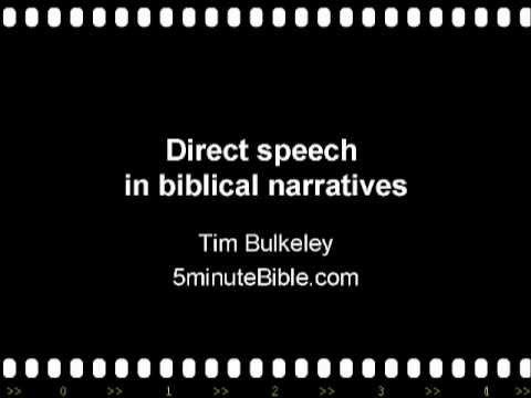 Direct Speech in Biblical Narrative смотреть онлайн